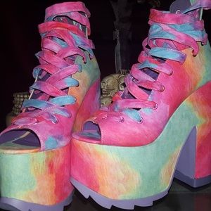 YRU X DOLLSKILL PLATFORM HEELS